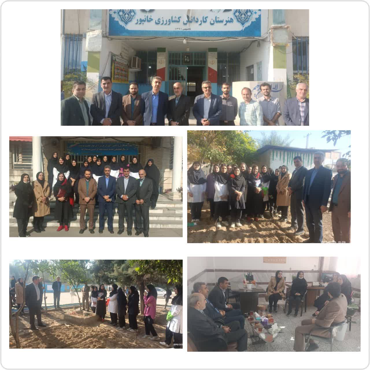 بازديد مديرجهاد کشاورزي بابل ازهنرستان‌هاي کشاورزي درهفته خاک؛ تأکيد برنقش آموزش درحفاظت از سرمايه ملي