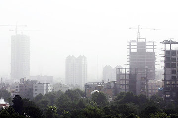 گردوخاک و کاهش کیفیت هوا در غرب کشور