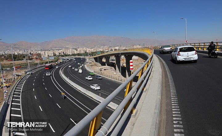 دسترسی شمال به جنوب بزرگراه آیت‌الله سعیدی افتتاح شد