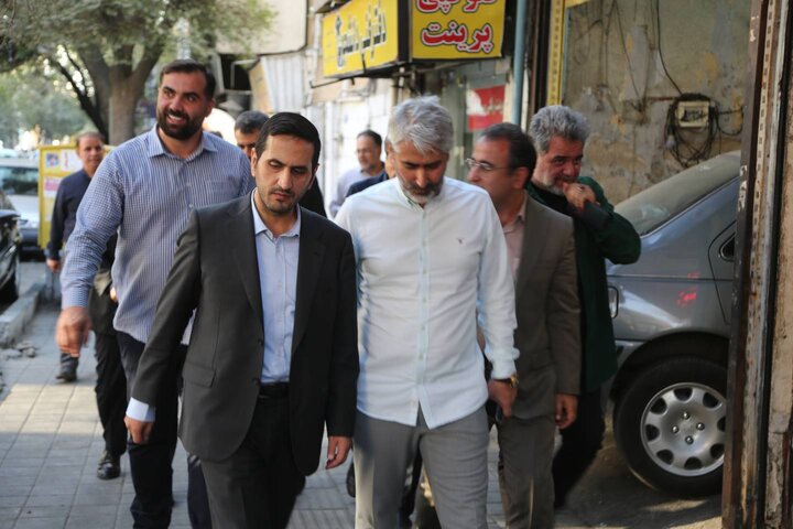 بازديد ميداني شهردار منطقه 10 از محله مرتضوي