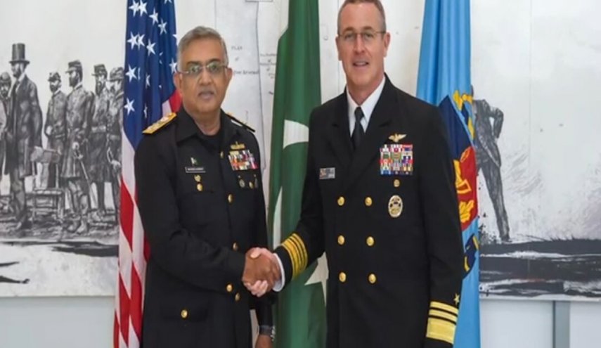 رایزنی‌های دفاعی-امنیتی فرمانده نیروی دریایی پاکستان در آمریکا