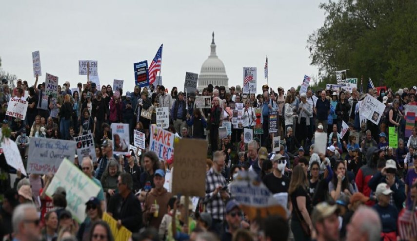 اعتراض به ترامپ هم‌زمان با هجدهمين روز از تعطيلي دولت