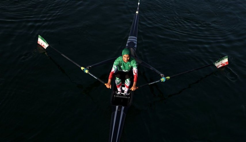 مدال طلای فاطمه مجلل در روئینگ قهرمانی آسیا
