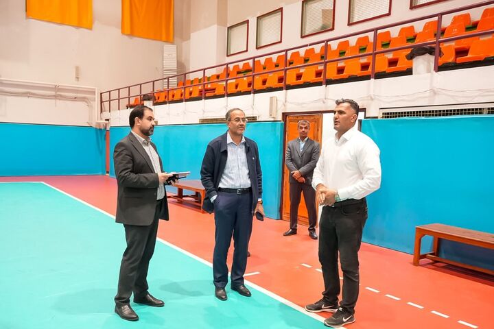 بازدید معاون وزیر راه و شهرسازی از روند آماده‌سازی سالن‌های ورزشی المپیاد