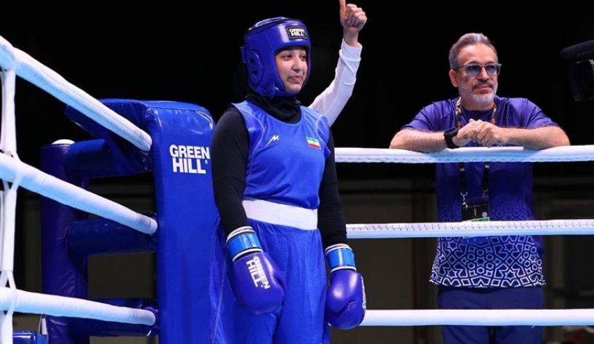 کسب نخستین مدال تاریخ بوکس بانوان ایران/ رستگارپور برنزی شد