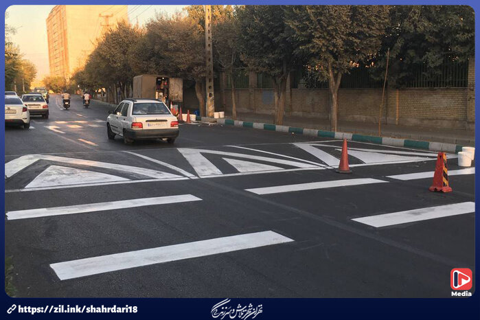 معابر منتهي به مراکز آموزشي در جنوب‌غرب پايتخت ايمن‌سازي شدند
