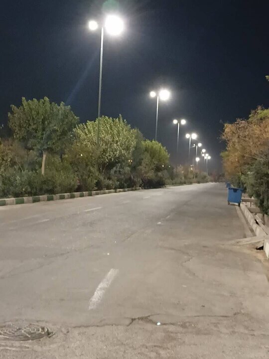 نصب 600 پایه روشنایی در بهشت زهرا(س)