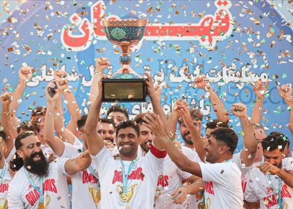 پیام تبریک سازمان لیگ به قهرمان لیگ برتر فوتبال ساحلی