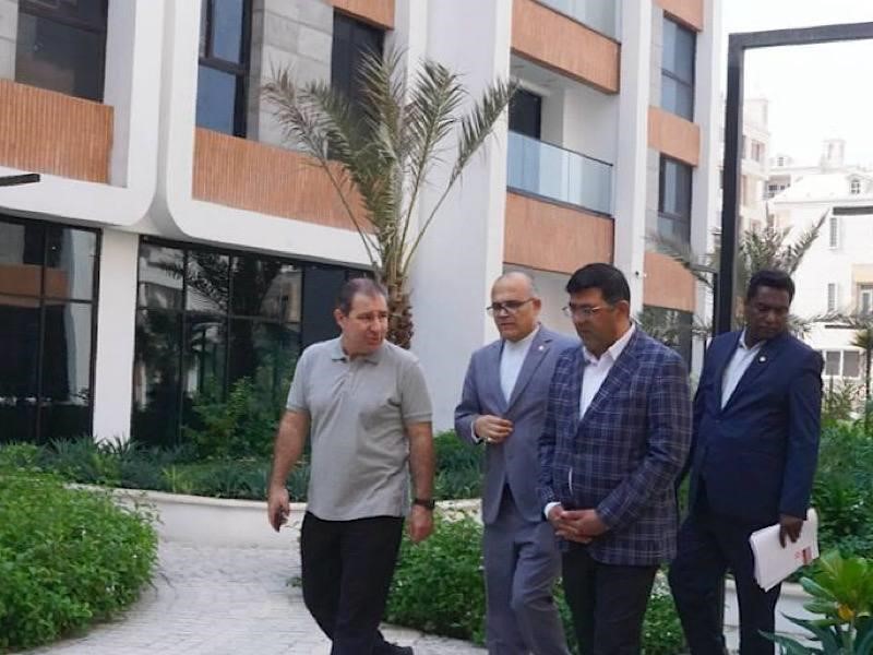 بازدید مدیران ارشد بانک مسکن از پروژه 170 واحدی «هسا» کیش / تجربیات موفق طرح‌های مشارکتی بانک مسکن در مناطق آزاد
