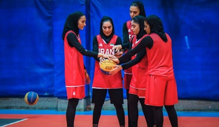 پرش بلند بانوان بسکتبالیست در ریاض