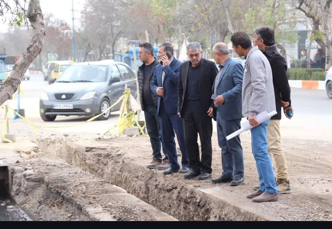 بازديد بدري از پروژه تقويت فشار آب اردبيل؛ گامي مؤثر در رفع مشکل افت فشار
