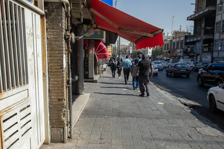 جمع‌آوري بيش از 80 مورد بساط‌گستر در طرح رفع سد معبر منطقه 2 تهران