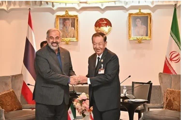 پیام رئیس مجلس ایران به رئیس مجلس نمایندگان تایلند تقدیم شد