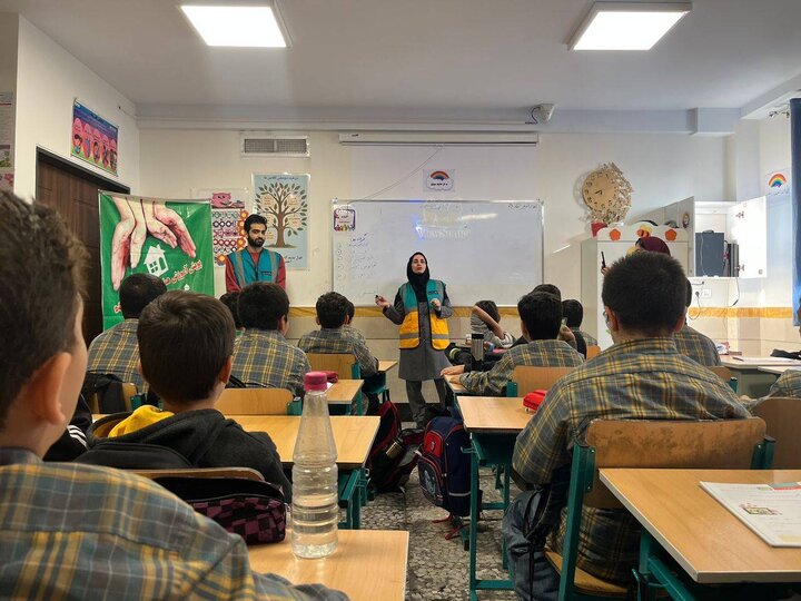 برگزاري پويش "شهر آماده" در مدارس منطقه 22