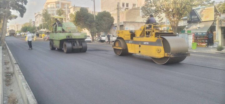 افزايش 30 درصدي آسفالت معابر در منطقه 11 نسبت به سال قبل