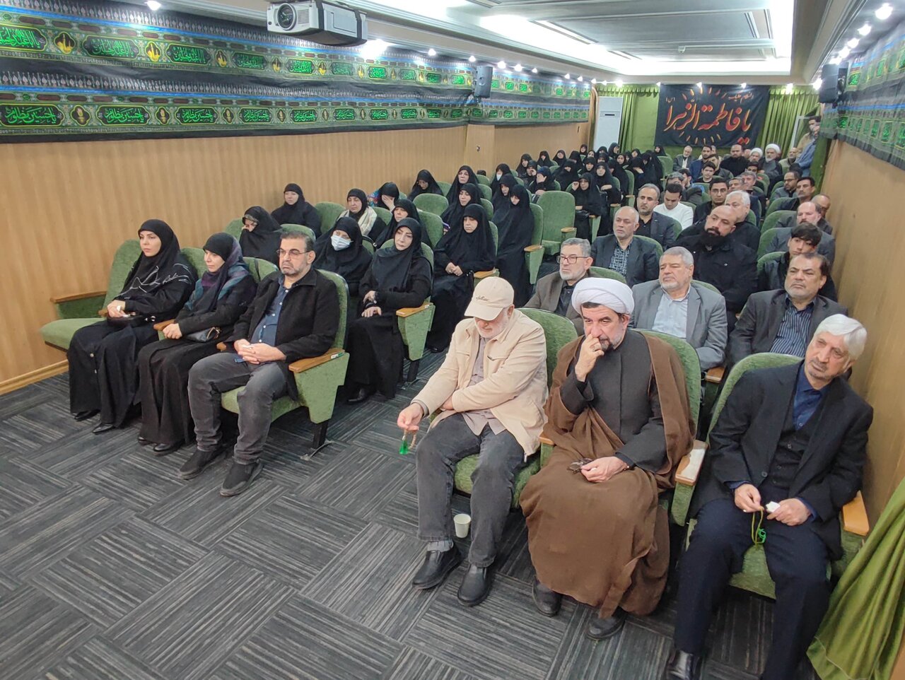 مراسم عزاداري شهادت حضرت فاطمه زهرا(س) و گراميداشت شهيد طباطبايي برگزار شد