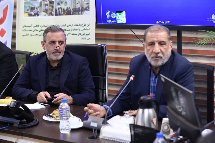 خدمت‌رساني بسيجيان منطقه 12 به شهروندان در جنگ 12 روزه