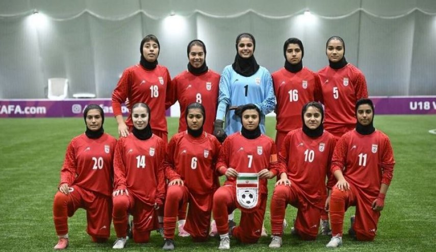 تیم فوتبال دختران ایران به مقام سوم کافا رسید