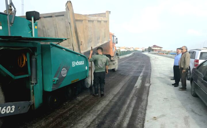 پيشرفت فيزيکي پل سه‌راه جويبار–ساري از 95 درصد عبور کرد