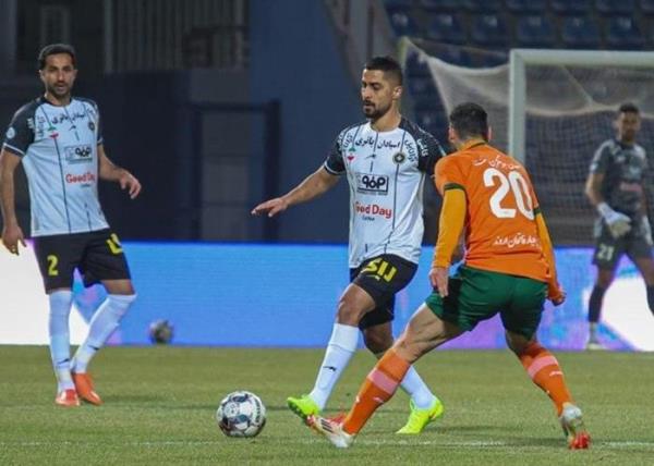 پیروزی پرگل سپاهان اصفهان مقابل مس رفسنجان