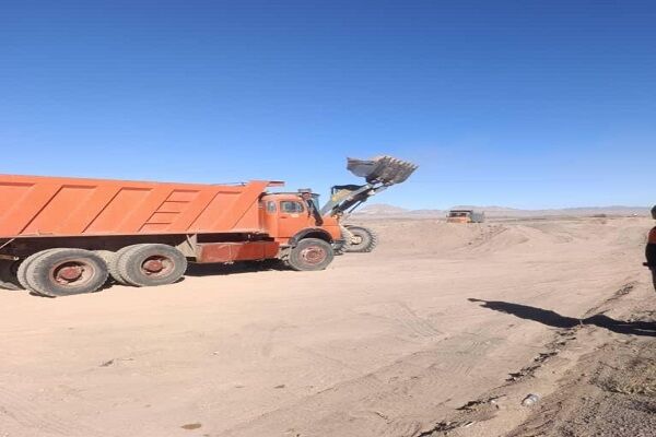 آغاز عمليات رفع يک نقطه مستعد حادثه در محور بردسير – سيرجان