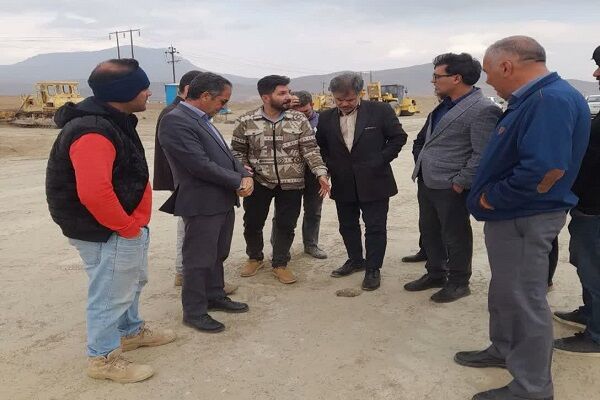 بازديد معاون مهندسي و ساخت اداره کل راه و شهرسازي همدان از عمليات اجرايي احداث باند دوم محور تويسرکان – کنگاور