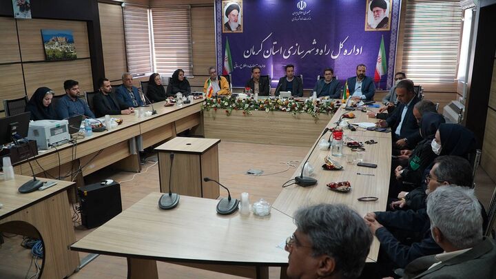 جلسه کميته فني بررسي ضوابط سيماي منظر شهري کرمان