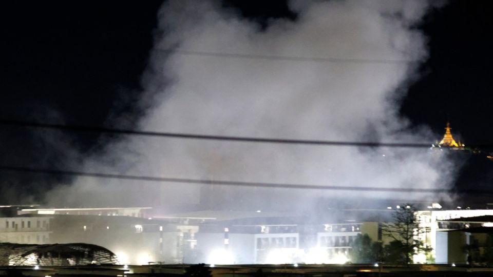 Myanmar demolishes high-rise in crackdown on Chinese-backed online scammers