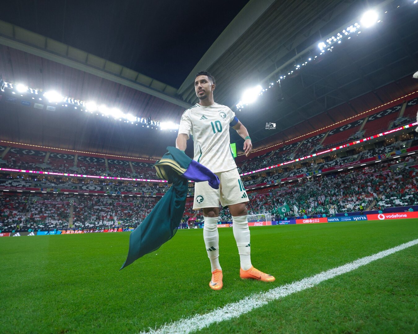 "بالأرقام".. ماذا قدم سالم الدوسري مع المنتخب السعودي في کأس العرب؟